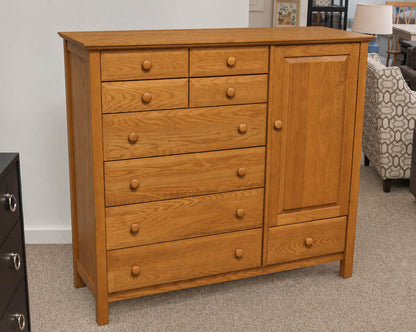 Vermont Tubbs 9 Drawer 1 Door Chifferobe Chest