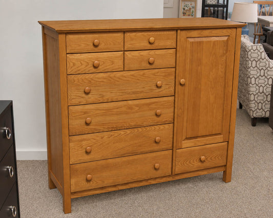 Vermont Tubbs 9 Drawer 1 Door Chifferobe Chest