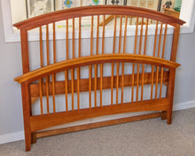 Stanley Arched Cherry Queen Spindle Bed