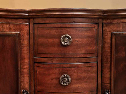 Hooker Furniture Mahogany 4 Drawer 2 Door  Sideboard