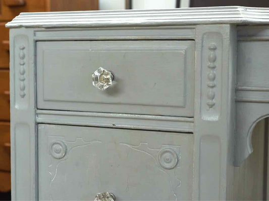 Painted Vanity in Grey