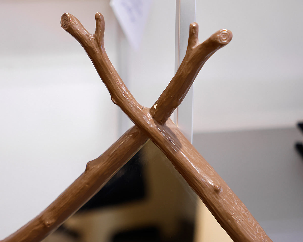 Carver's Guild Gothic Twig Wall Mirror