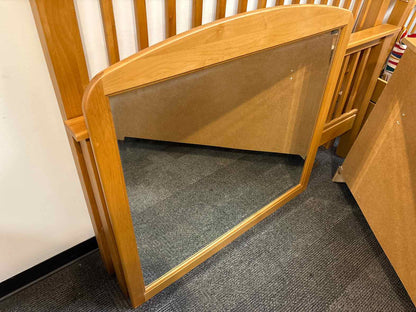 Maple Dresser and Mirror