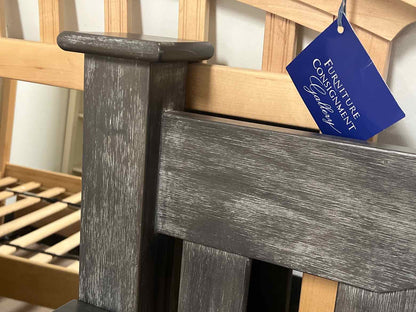 Pottery Barn Grey Oak Twin Bed
