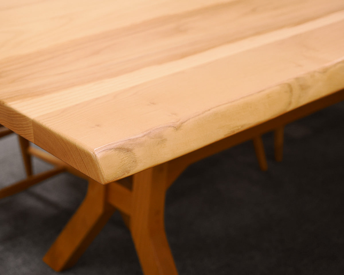 Pompanoosuc Mills Live Edge Table and Chair Set