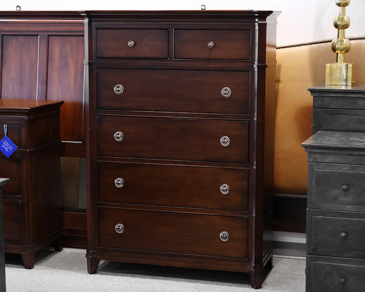 West Brothers Furniture Dark Maple 6-Drawer Chest