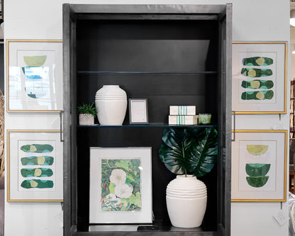 Restoration Hardware 'La Salle' Metal-Wrapped Cabinet