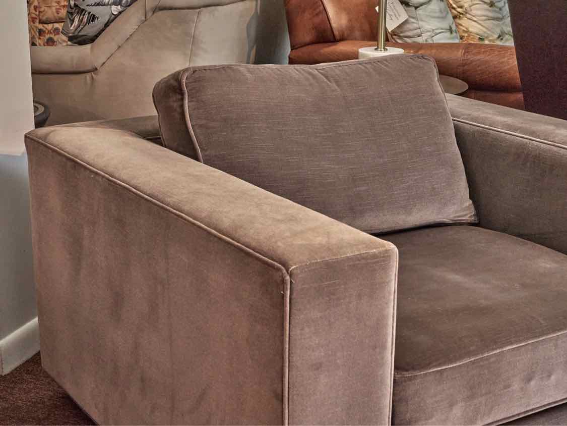 RH  MaddoxGrey Performance Fabric Oversized Chair