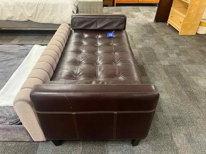 Italian Leather Tufted Daybed