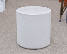 Ethnicraft "Elements" Resin Ivory Cylinder End Table