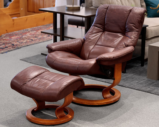 Ekornes Stressless Chair and Ottoman