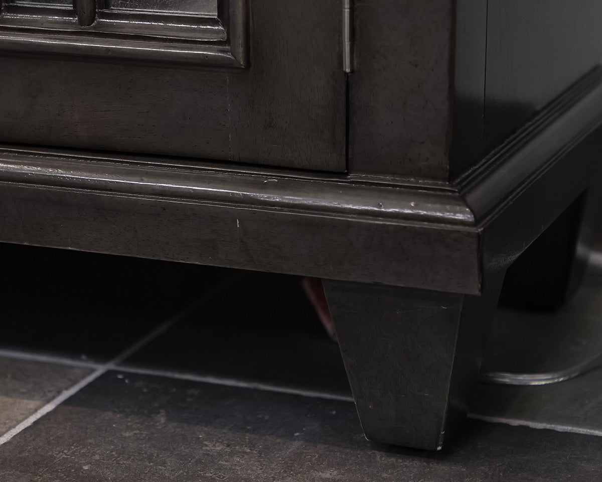 Smokey Gray Mirrored Sideboard