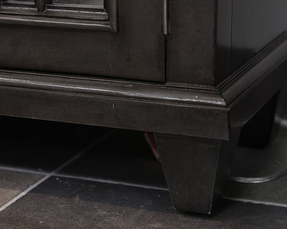 Smokey Gray Mirrored Sideboard