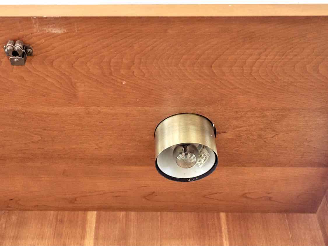 Stickley Cherry Lighted Display Cabinet