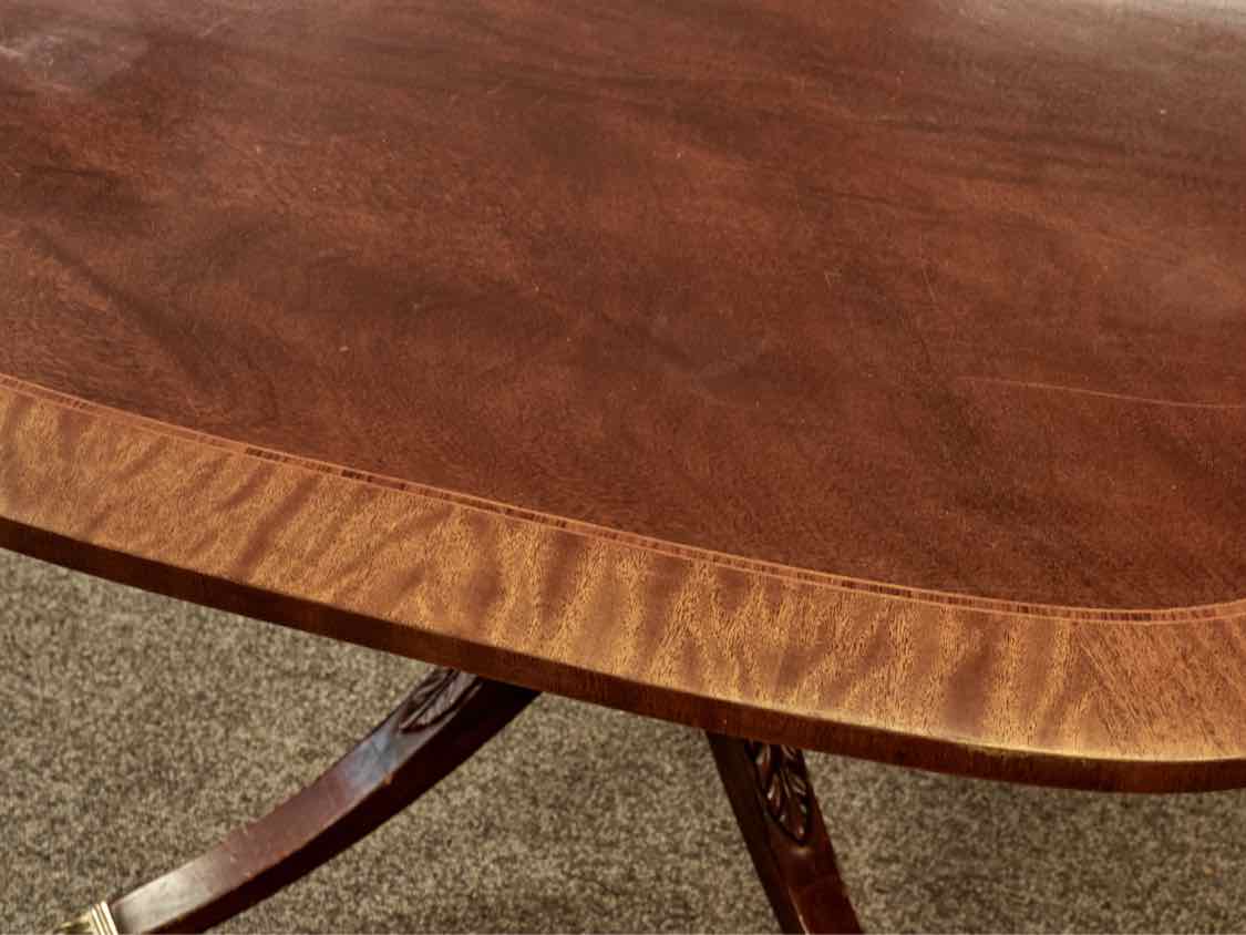Baker Historic Charleston Reproduction Mahogany Dining Table