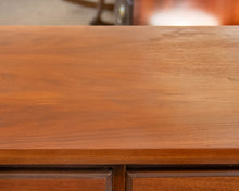 Dixie Forest Walnut 6 Drawer Dresser W/ Chippendale Brass Hardware