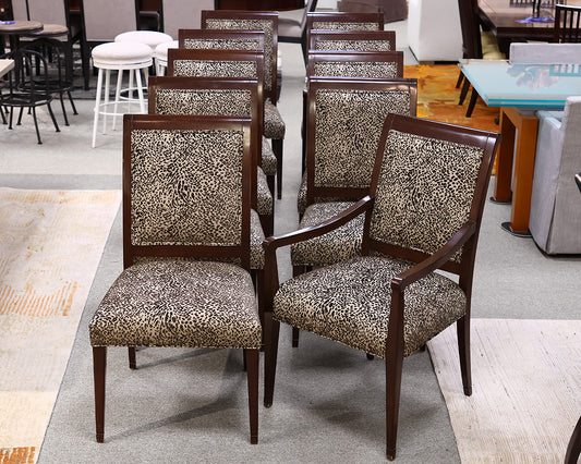 Set of 10 Mahogany Dining Chairs