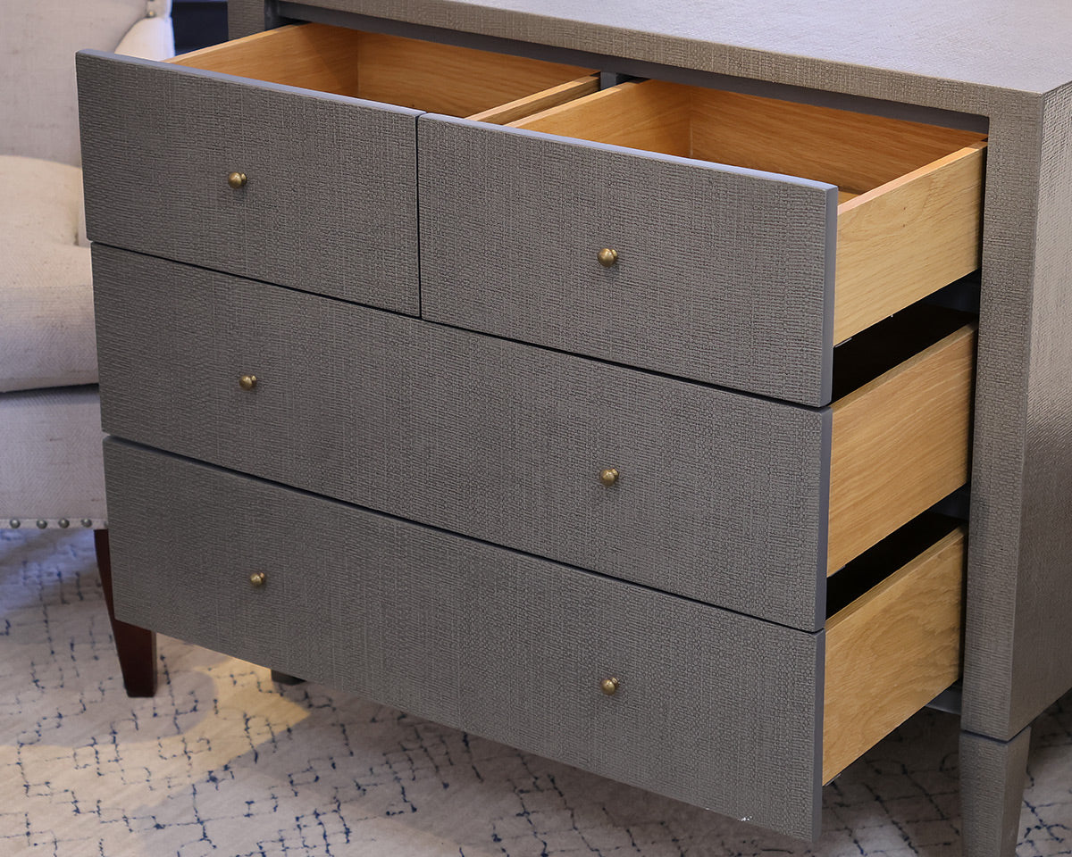 Made Goods Linen Wrapped Accent Chest