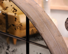 Geller Rustic Stained Glass Mirror