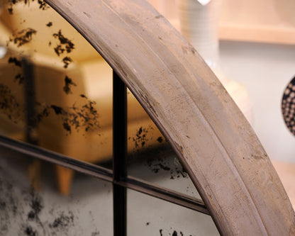 Geller Rustic Stained Glass Mirror