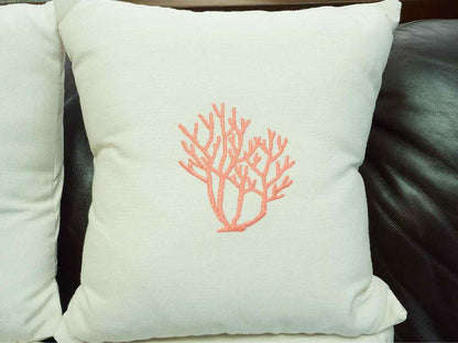 Set of 4 Seaside Needlepoint Accent Pillows