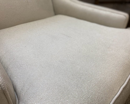 MG+BW Contemporary Wing Chair in Cream