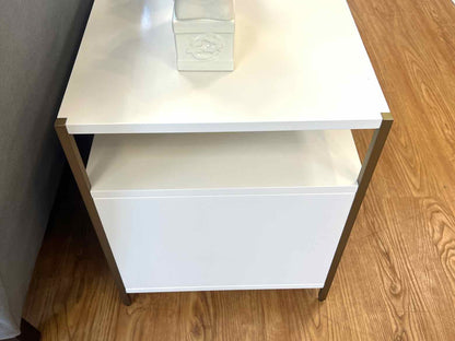 White Lacquer Media Console