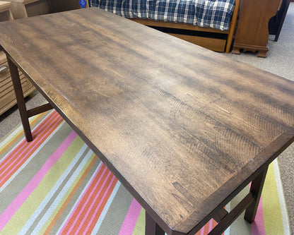 Pottery Barn Mateo Rustic Desk with Drawer in "Salvaged Natural"