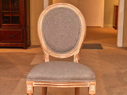 Set Of 6 French Country King Louis XVI Style Dining Chairs