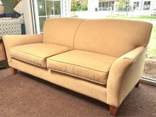 Rowe "Capri" Butter Yellow Upholstered 2 Cushion Sofa