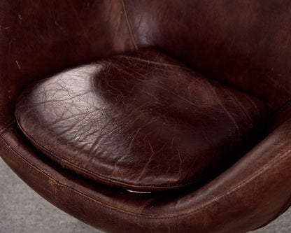 Modern Leather Swivel Chair