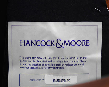 Hancock and Moorer Leather Desk Chair on Casters