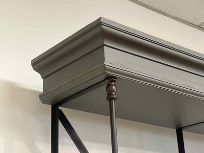 Restoration Hardware Parisian Cornice Triple Shelving Unit