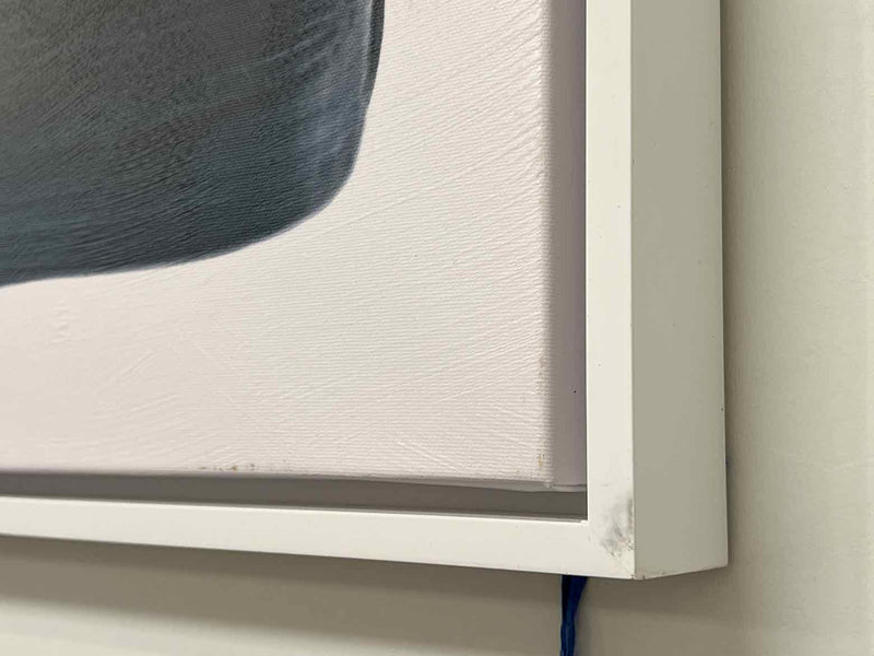 'Block & Lines I' Wall Decorin white Frame