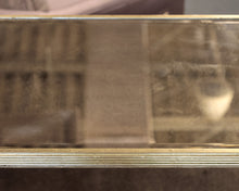 Mirrored 3-Drawer Accent Chest with Gold Trim