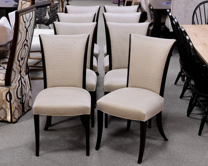 Set of 8 Upholstered Dining Chairs By Scott Arthur Yerkey