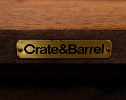 Set of 3 Crate & Barrel Basque Counter Stools