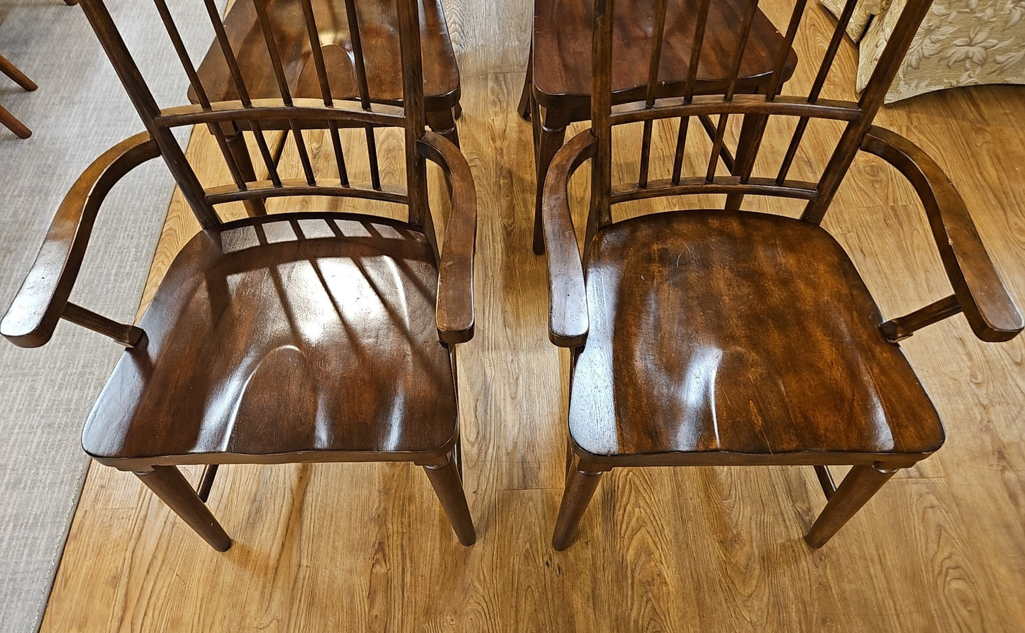 Cherry Dining Set with 5 Chairs
