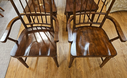 Cherry Dining Set with 5 Chairs
