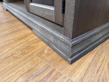 Weathered Wood Media Console