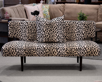 Animal Print Settee