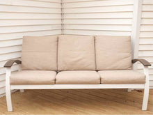 Telescope Casual 'Belle Isle' 3 Cushion Aluminum  Outdoor Sofa