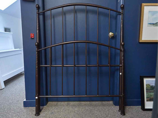 Black Metal Twin Arch Bed