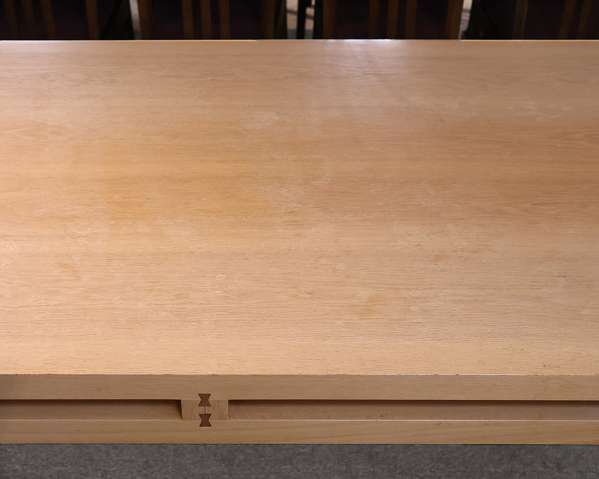 Roche Bobois Oak Extension Dining Table