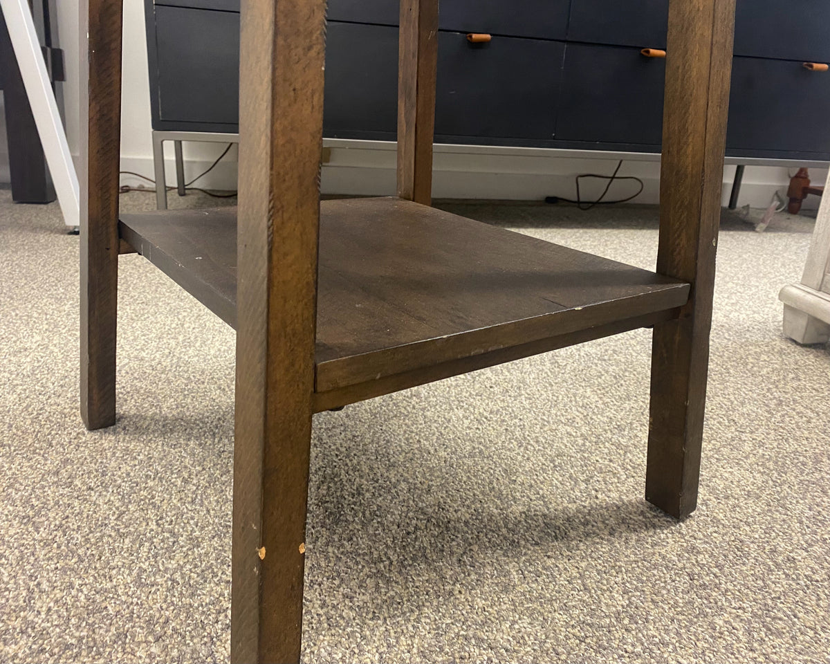 Pottery Barn Mateo End Table in "Salvaged Natural"