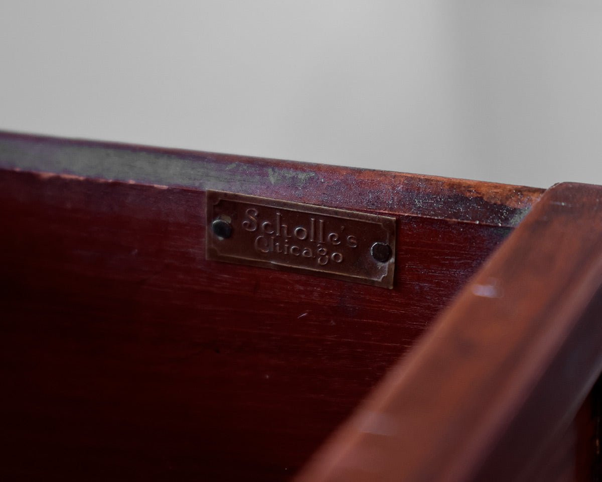 Scholle's Chicago Mahogany Console Table