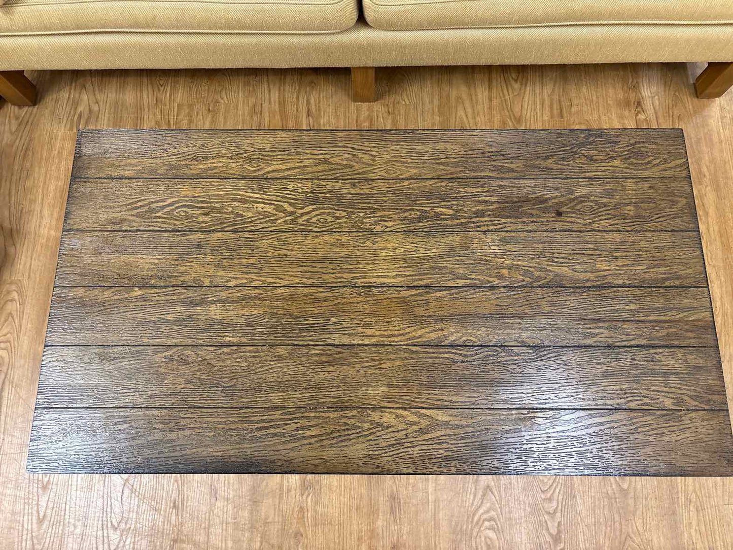 Plank Top Cocktail Table