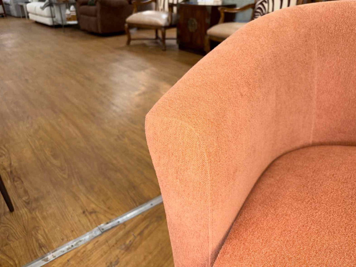 Pair of Four Hands 'Jett' Swivel Barrel Chairs