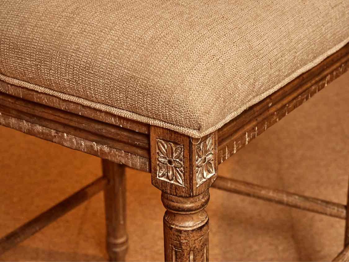 Rustic Driftwood Finish High Top Table &  6 Chair Set