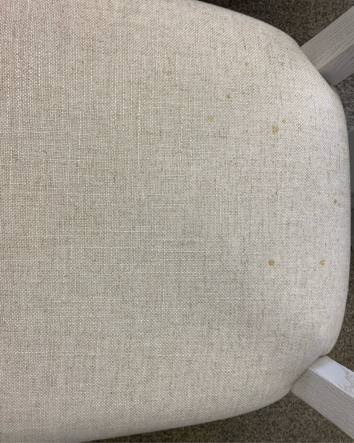 Woodbridge Set Of Six 'Silhouette' Dining Chairs In Alabaster White Wash Finish